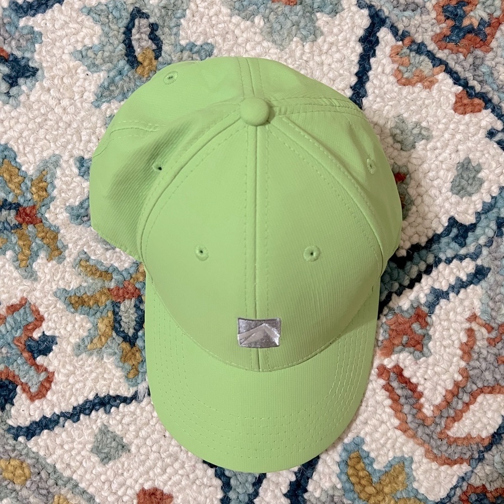 Vail Colorado adj strap baseball style hat green